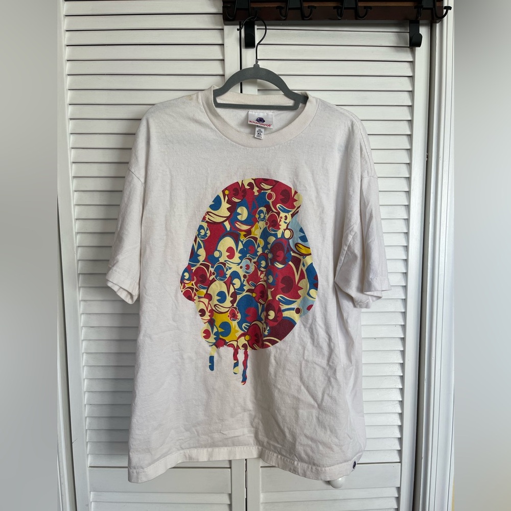 Kid Robot White Graphic Tee Shirt XL